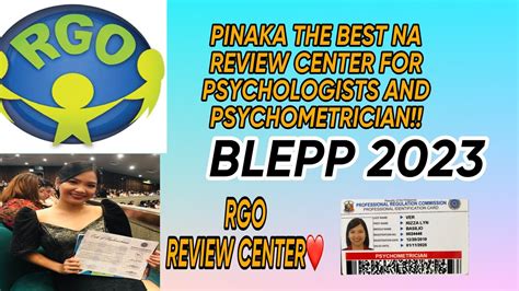 review center for psychometrician|RGO Quezon City .
